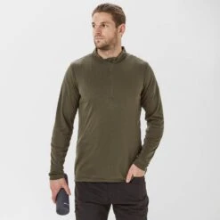 Mens' Long-sleeve Thermal Zip Top