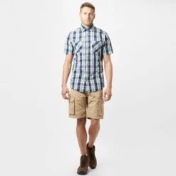 Men's Checked Short-Sleeve Shirt -Berghaus Store go 255817 c