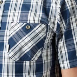 Men's Checked Short-Sleeve Shirt -Berghaus Store go 255817 e