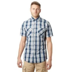 Men's Checked Short-Sleeve Shirt -Berghaus Store go 255817 z