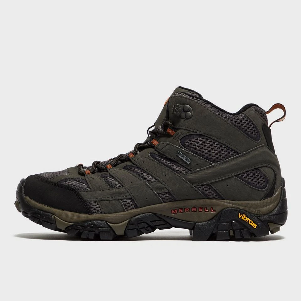 Merrell Men's MOAB 2 Mid Gore-Tex Hiking Boots 3 Merrell Men's MOAB 2 Mid Gore-Tex Hiking Boots