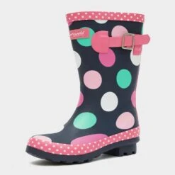 Cotswold Multicoloured Dotty Jnr Pull On Wellington Boots -Berghaus Store go 328633 c