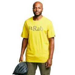 Rab Men’s Stance Logo Short Sleeve T-Shirt -Berghaus Store go 381818 z