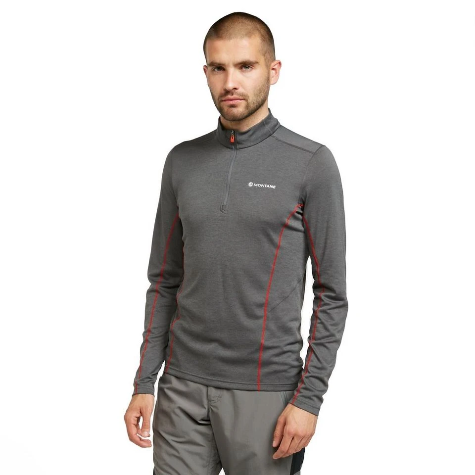 Montane Men’s Dart Zip Neck Long Sleeve T-Shirt 8 Montane Men’s Dart Zip Neck Long Sleeve T-Shirt - Image 6