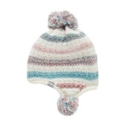 Kids Knitted Pom Hat Multi -Berghaus Store go 496023 z