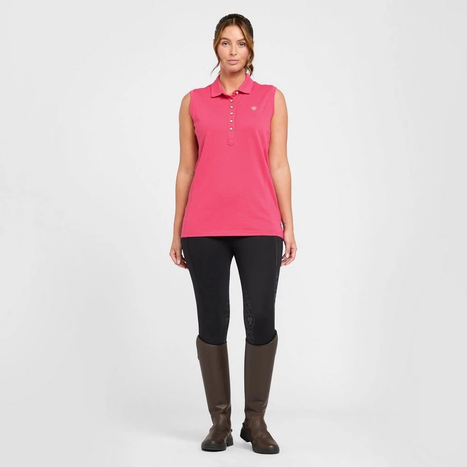 Ariat Women's Prix 2.0 Sleeveless Polo Shirt 5 Ariat Women's Prix 2.0 Sleeveless Polo Shirt - Image 3
