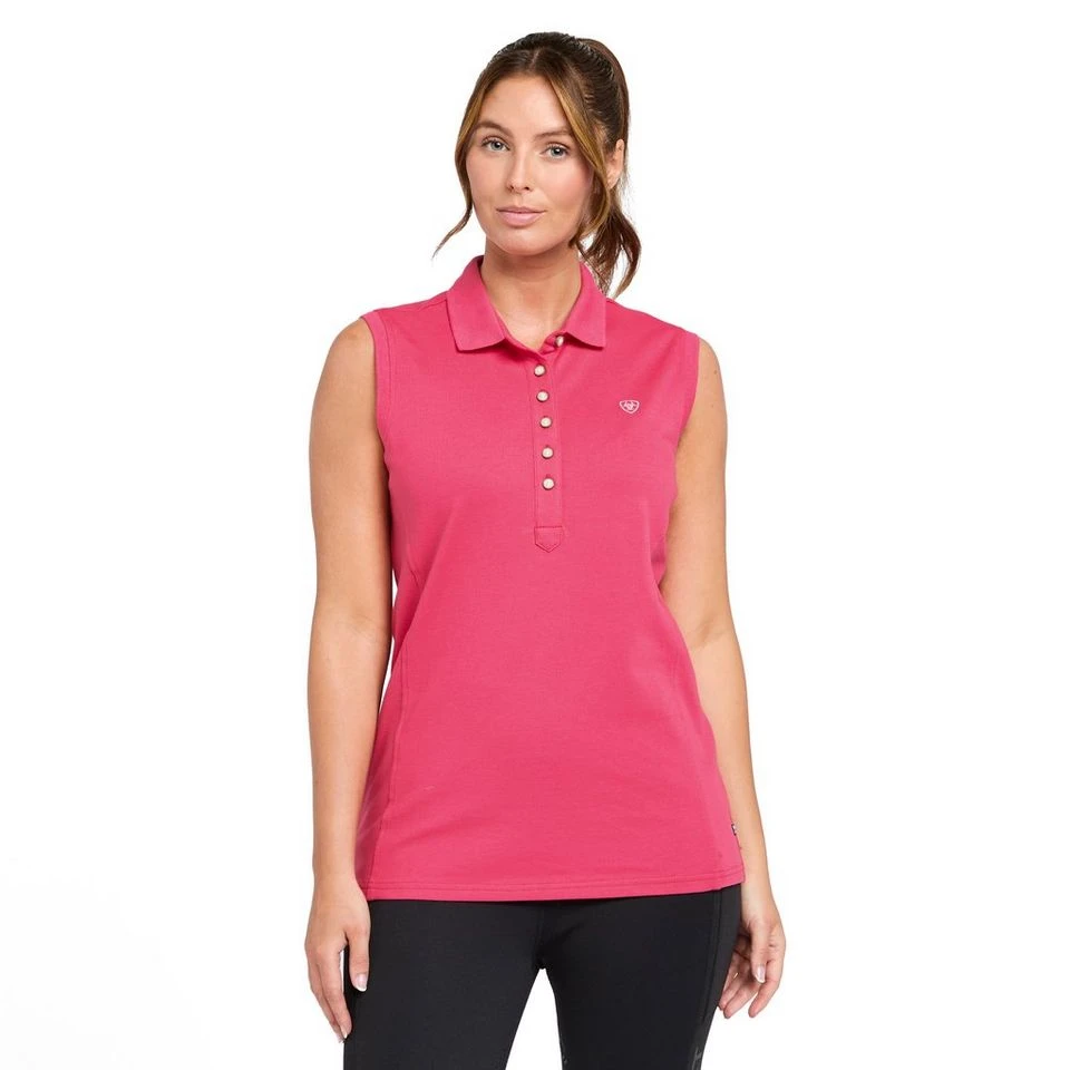 Ariat Women's Prix 2.0 Sleeveless Polo Shirt 7 Ariat Women's Prix 2.0 Sleeveless Polo Shirt - Image 5