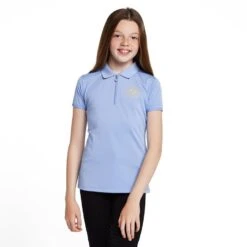 Childs Parsons Tech Polo Shirt Sky Blue -Berghaus Store go 575432 z