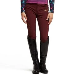 Childs Team Breeches Burgundy -Berghaus Store go 575437 z