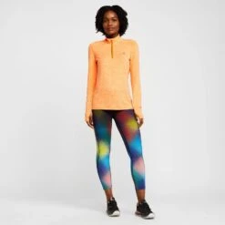 RONHILL Women's Life Practice Half Zip Long Sleeve Tee -Berghaus Store go 576060 c