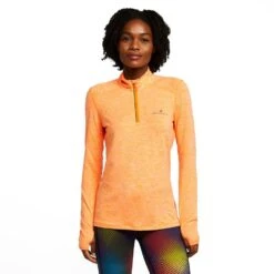 RONHILL Women's Life Practice Half Zip Long Sleeve Tee -Berghaus Store go 576060 z