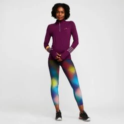 RONHILL Women’s Tech Afterhours Half Zip Tee -Berghaus Store go 576061 c