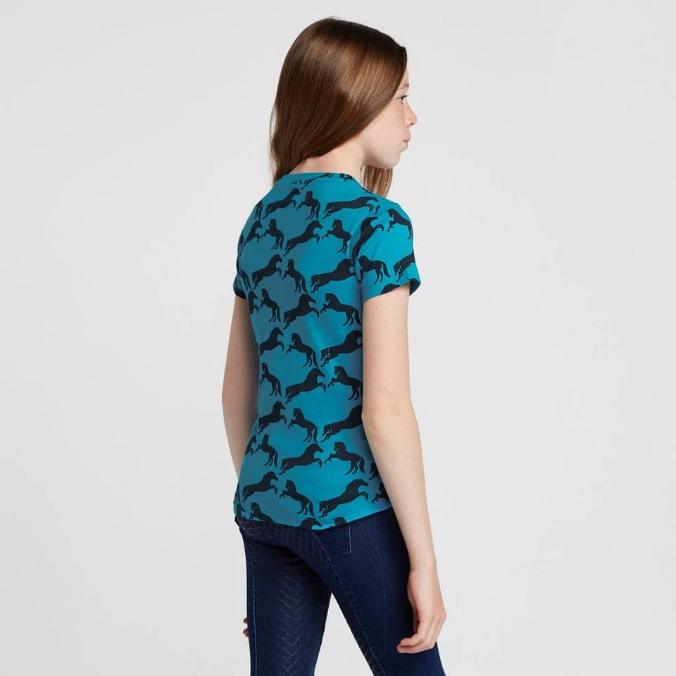 Childs Organic Micky Printed Cotton T-Shirt Hawaiian Blue 4 Childs Organic Micky Printed Cotton T-Shirt Hawaiian Blue - Image 2