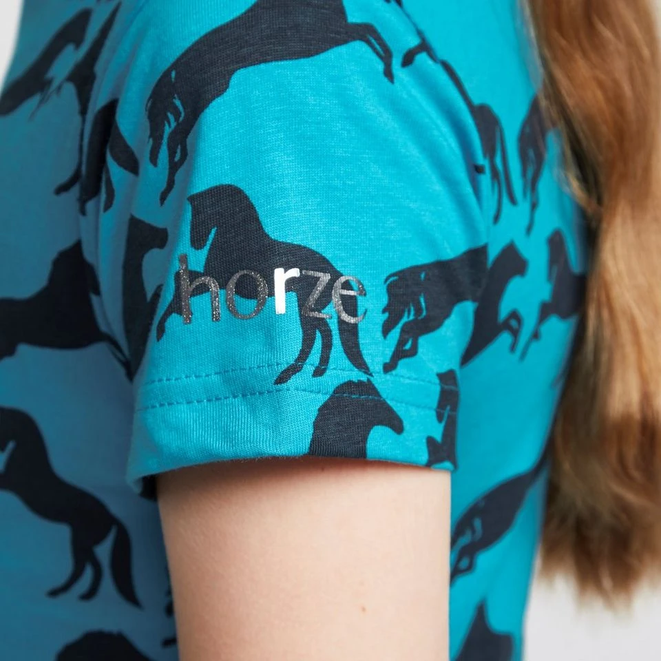 Childs Organic Micky Printed Cotton T-Shirt Hawaiian Blue 7 Childs Organic Micky Printed Cotton T-Shirt Hawaiian Blue - Image 5