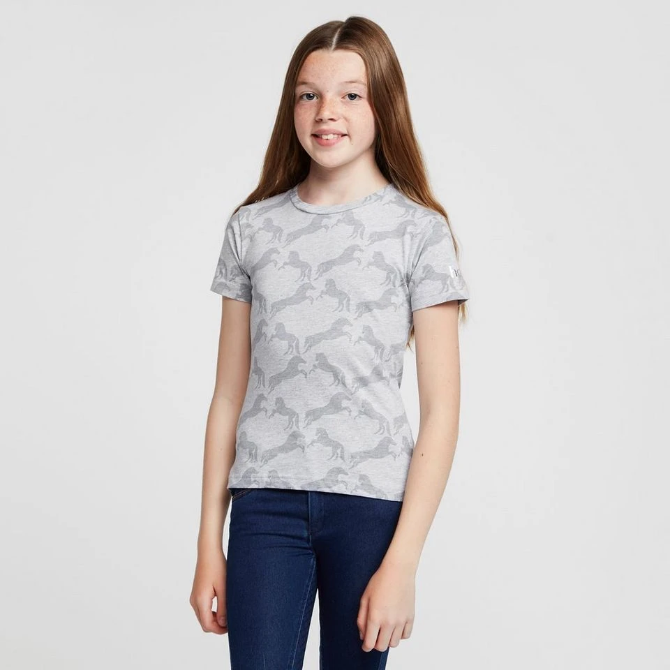 Childs Organic Micky Printed Cotton T-Shirt Ash Grey 3 Childs Organic Micky Printed Cotton T-Shirt Ash Grey