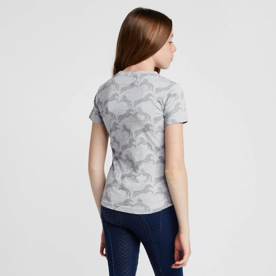 Childs Organic Micky Printed Cotton T-Shirt Ash Grey 4 Childs Organic Micky Printed Cotton T-Shirt Ash Grey - Image 2