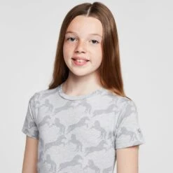 Childs Organic Micky Printed Cotton T-Shirt Ash Grey 12 Childs Organic Micky Printed Cotton T-Shirt Ash Grey -Berghaus Store go 576973 d