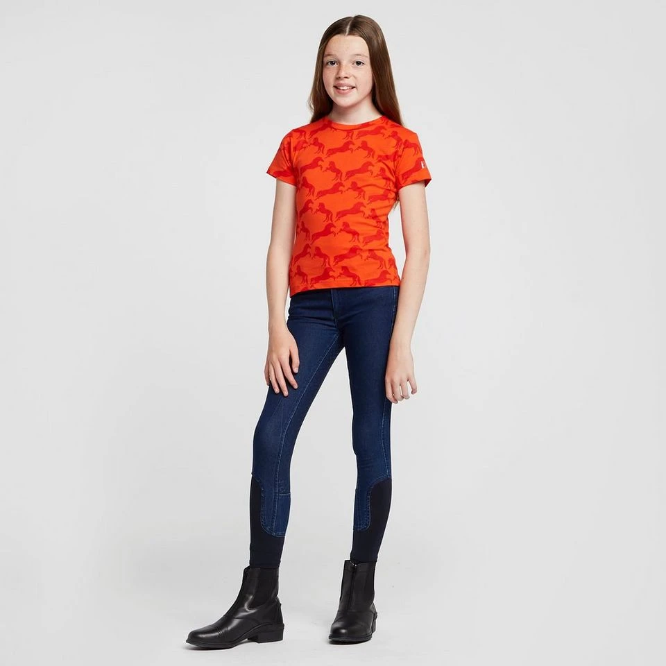 Kids' Organic Micky Printed Cotton T-Shirt Mandarine Orange 5 Kids' Organic Micky Printed Cotton T-Shirt Mandarine Orange - Image 3