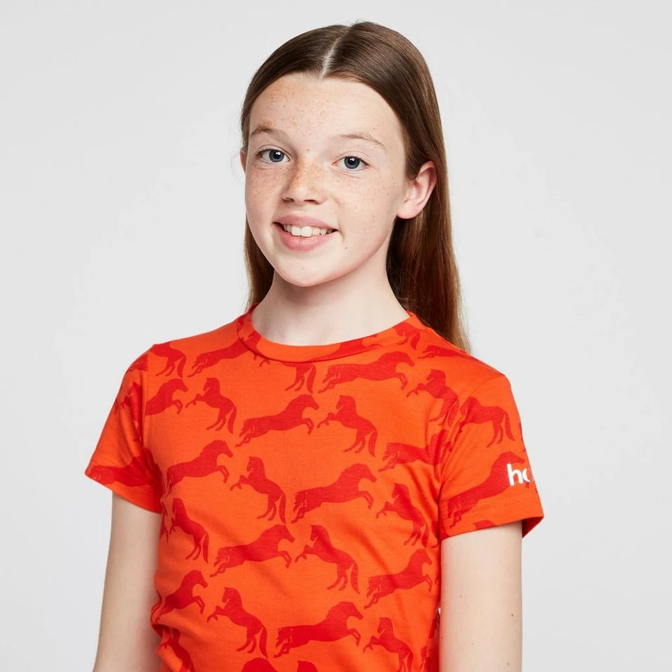 Kids' Organic Micky Printed Cotton T-Shirt Mandarine Orange 6 Kids' Organic Micky Printed Cotton T-Shirt Mandarine Orange - Image 4