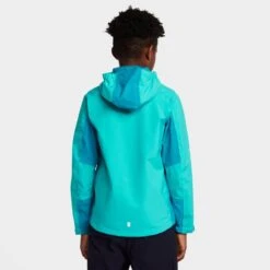 Regatta Kids' Highton III Waterproof Jacket Turquoise/Enamel -Berghaus Store go 577275 b