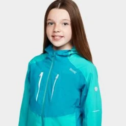Regatta Kids' Highton III Waterproof Jacket Turquoise/Enamel -Berghaus Store go 577275 f