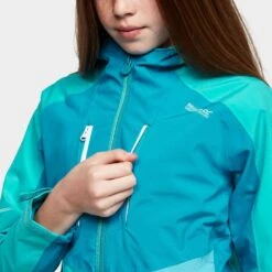 Regatta Kids' Highton III Waterproof Jacket Turquoise/Enamel -Berghaus Store go 577275 g