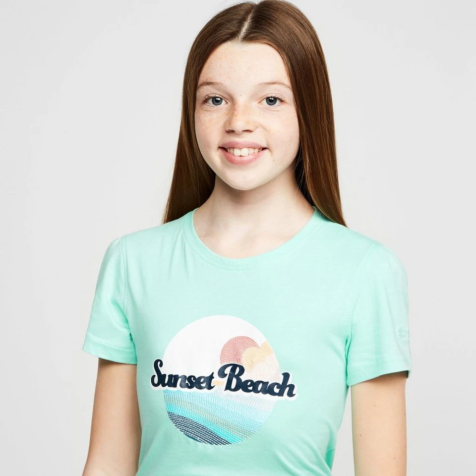 Regatta Kids' Bosley V T-Shirt Aruba Blue 6 Regatta Kids' Bosley V T-Shirt Aruba Blue - Image 4