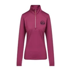 Women’s Stretch ½ Zip Top In Wine -Berghaus Store go 600887 u