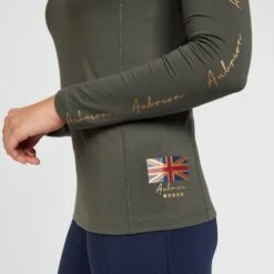 Women's Team Long Sleeved Base Layer Khaki -Berghaus Store go 614476 e