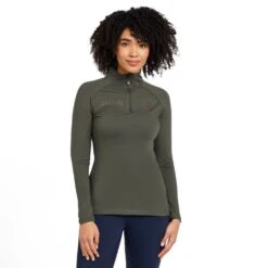 Women's Team Long Sleeved Base Layer Khaki -Berghaus Store go 614476 z