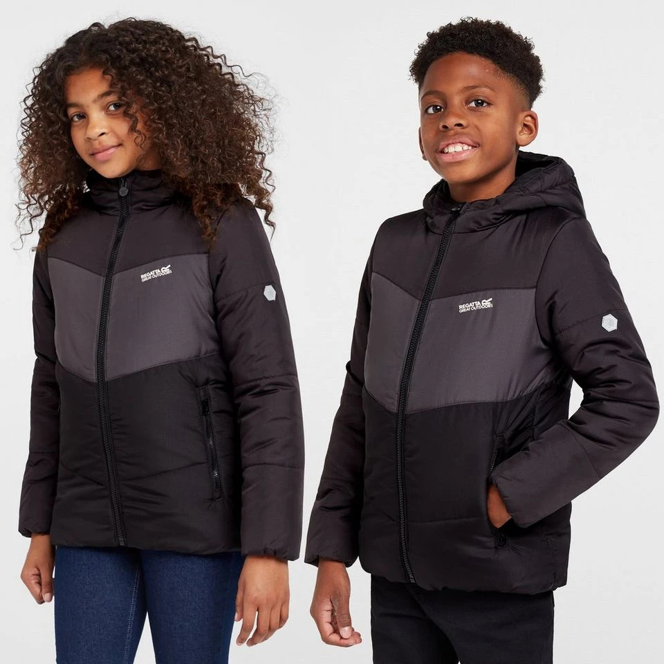 Regatta Kids' Lofthouse VI Insulated Jacket Ash Dark Grey Black 3 Regatta Kids' Lofthouse VI Insulated Jacket Ash Dark Grey Black