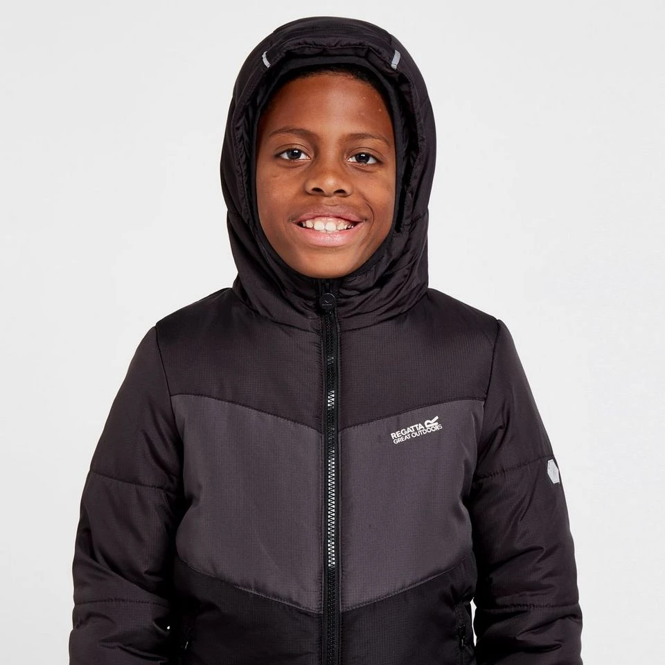 Regatta Kids' Lofthouse VI Insulated Jacket Ash Dark Grey Black 6 Regatta Kids' Lofthouse VI Insulated Jacket Ash Dark Grey Black - Image 4