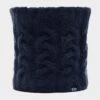 Adults' Knitted Snood In Dark Blue
